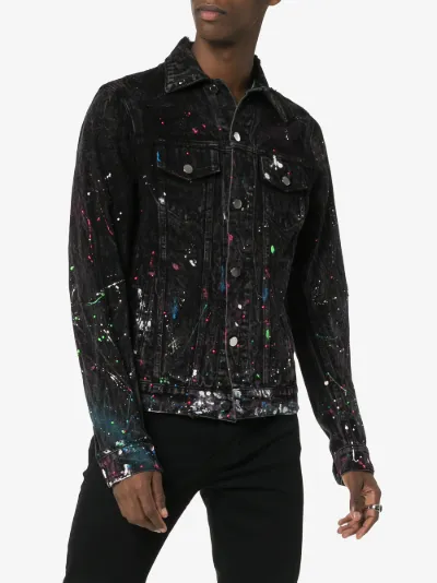 mike amiri paint splatter jeans