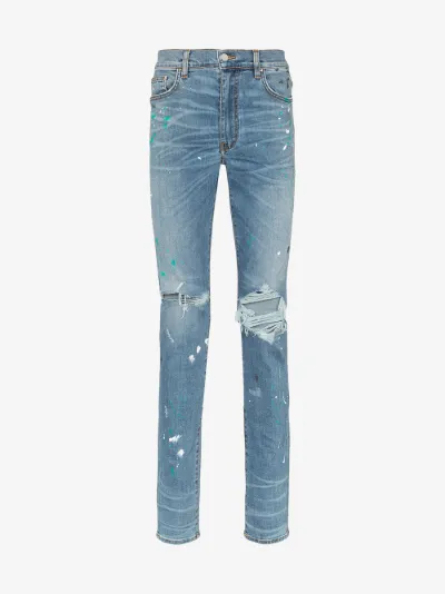 paint covered jeans