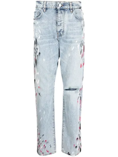 Amiri graffiti hot sale jeans