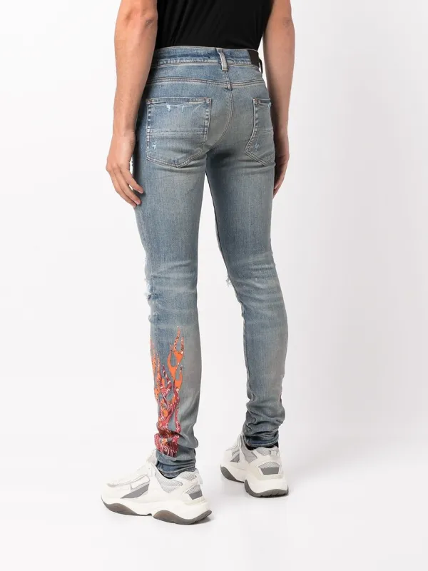 amiri paisley jeans