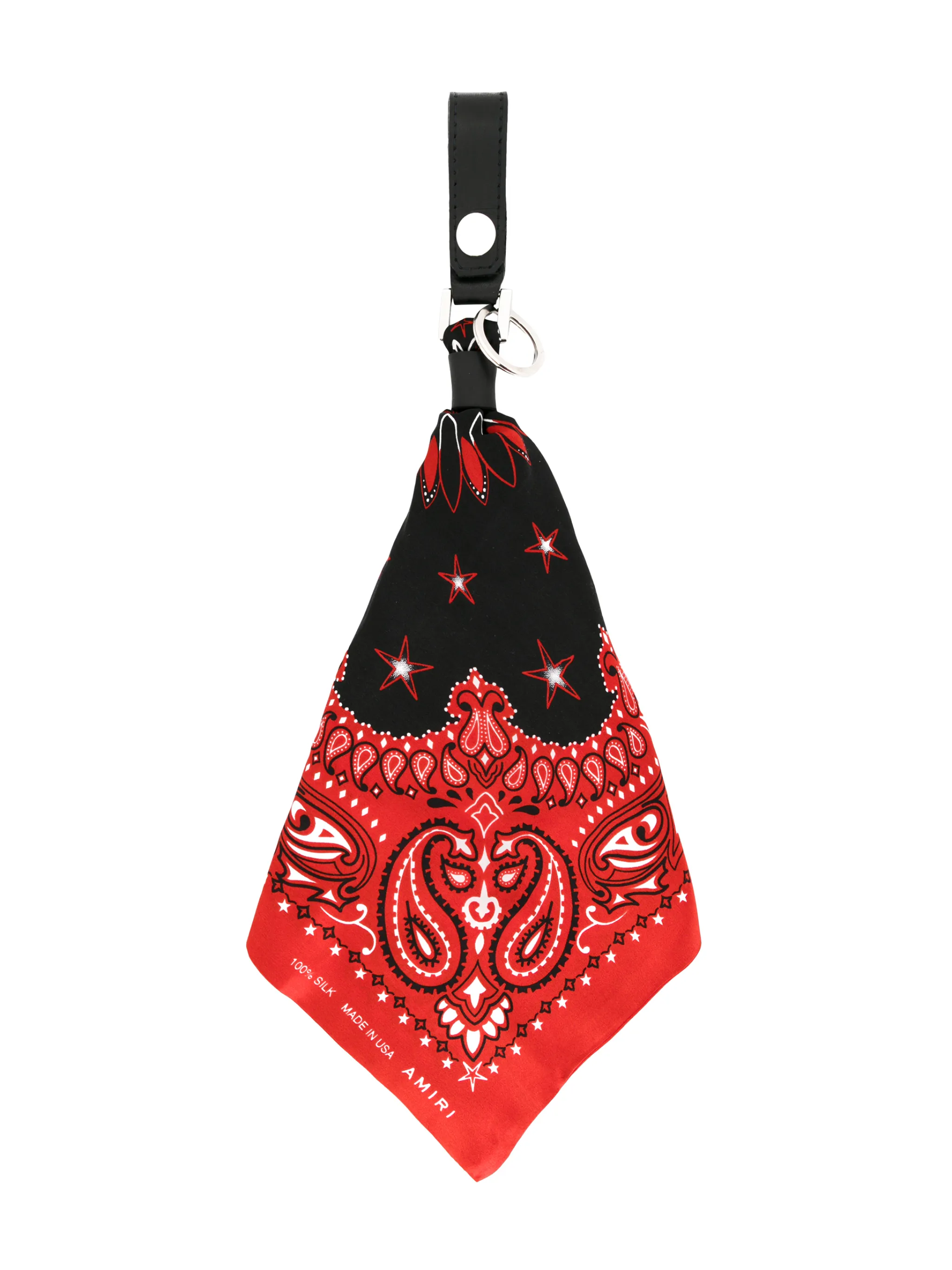 AMIRI red bandana key ring | Eraldo.com US