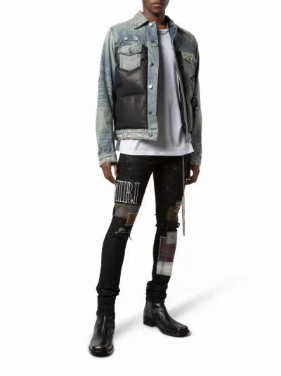 amiri patchwork jeans