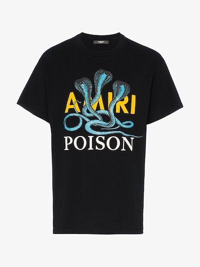 Amiri Snake Poison printed cotton t-shirt | Browns