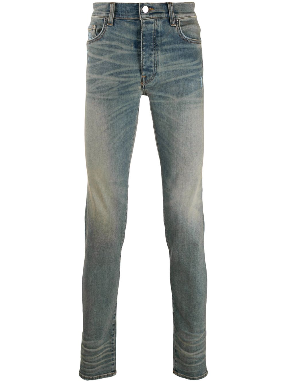 amiri indigo stack jeans