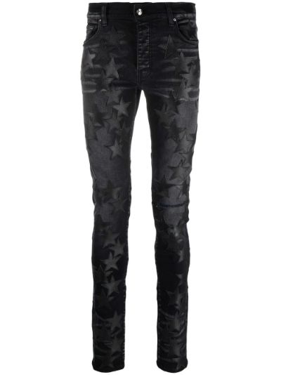 black amiri star jeans