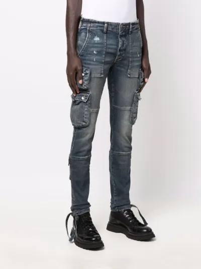 AMIRI - M65 Cargo Kick Flare Cotton Jeans Amiri