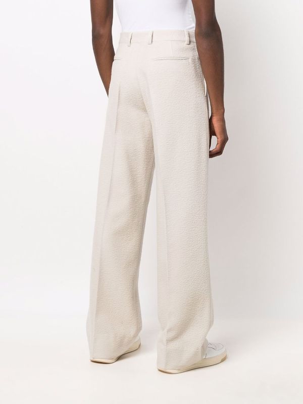 tailored wide leg trousers