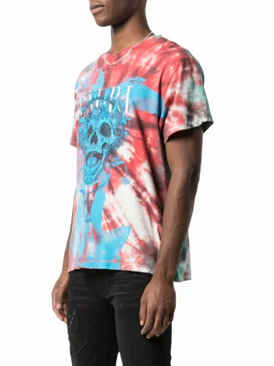 tie-dye skull T-shirt | AMIRI | Eraldo.com