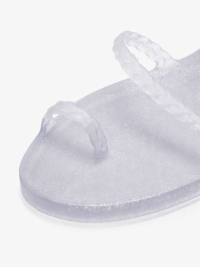 clear flip flops jelly