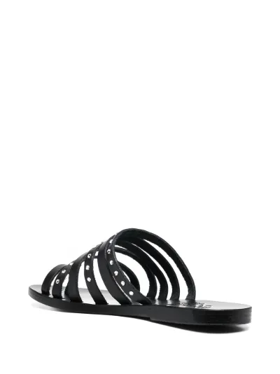crystal studded sandals