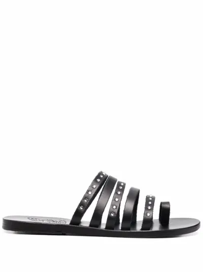 crystal studded sandals