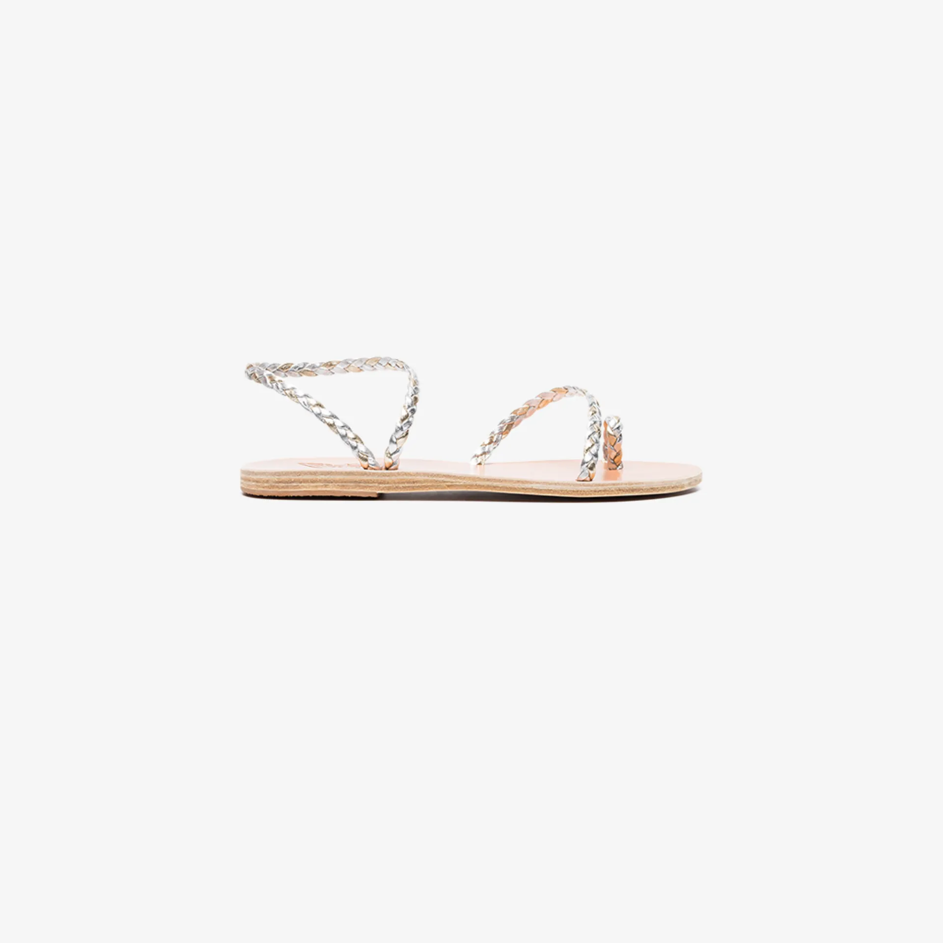 silver grecian sandals