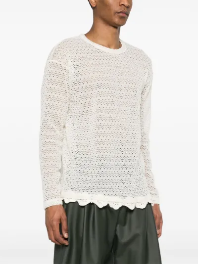 Andersson Bell Flower Garden open-knit jumper | Eraldo.com JP