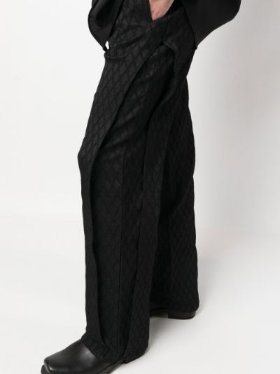 jacquard layered panel trousers | Andersson Bell | Eraldo.com HK