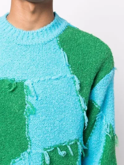 Andersson Bell Maglione a quadri verde | MODES