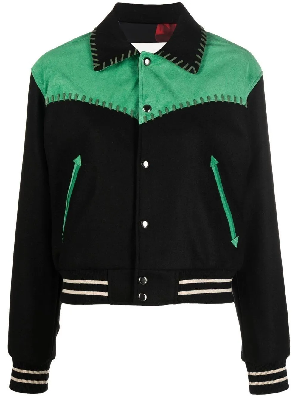 Margo colour-block varsity jacket | Andersson Bell | Eraldo.com