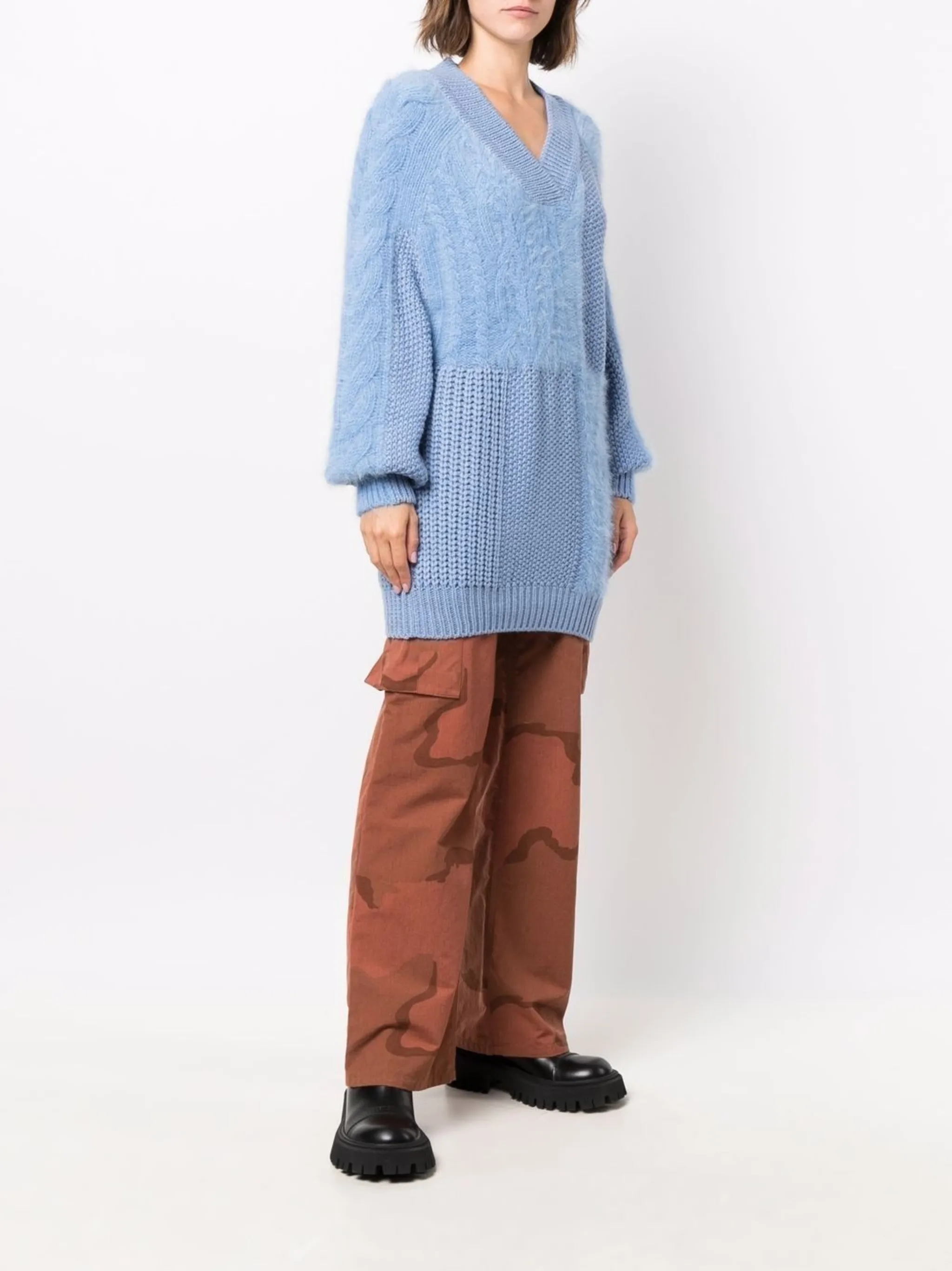 Andersson Bell multi-panel knitted jumper dress | Eraldo.com HR
