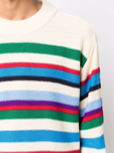 white soft knit jumper