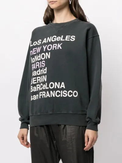 anine bing city love sweatshirt