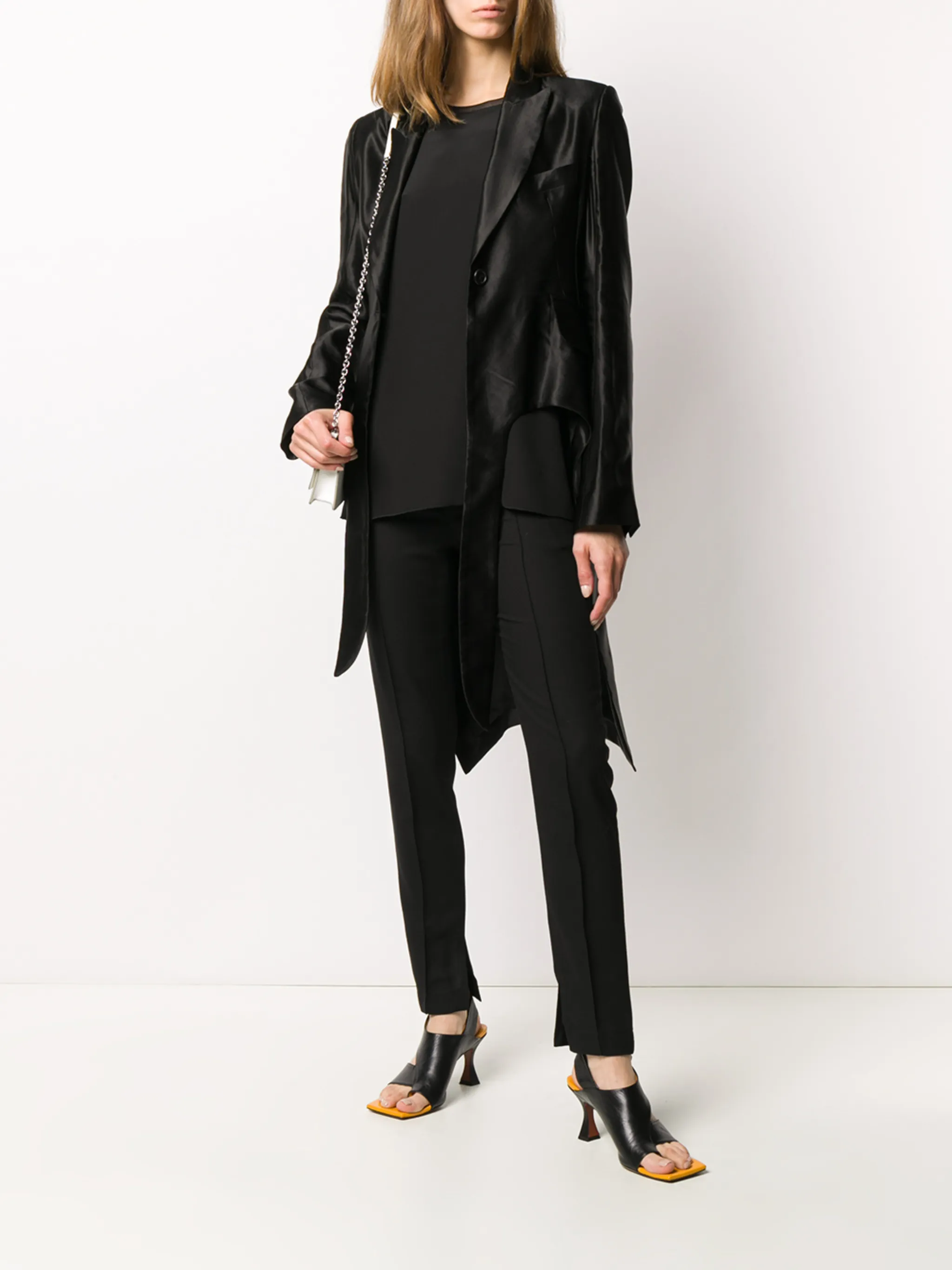 ann demeulemeester asymmetry jacket