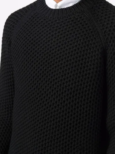 chunky knit wool jumper