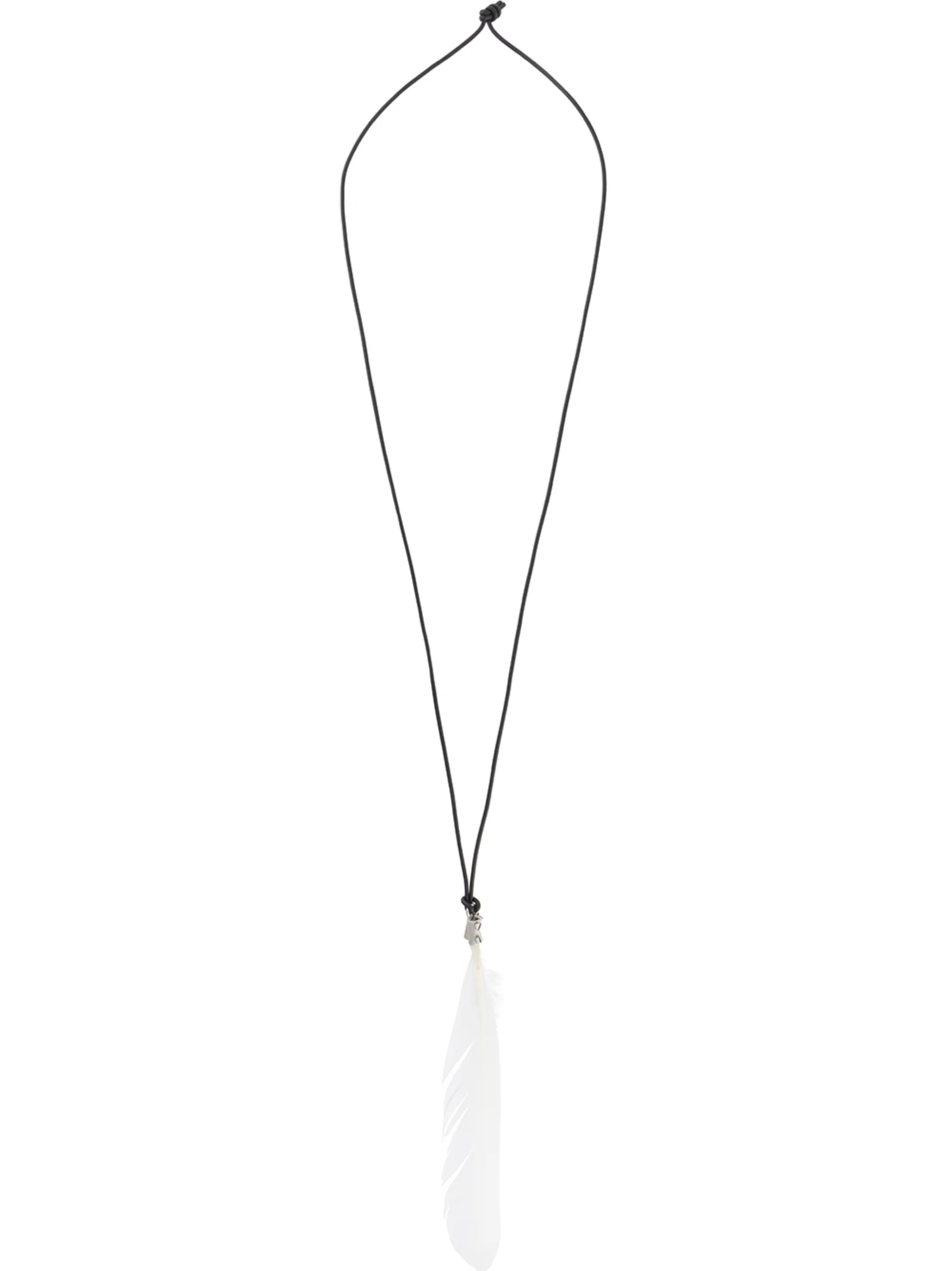 Ann Demeulemeester feather pendant necklace | Eraldo.com FR