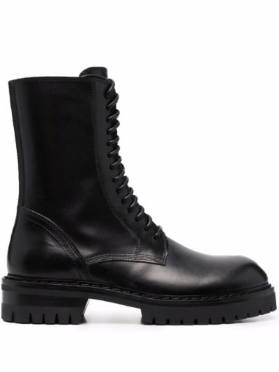 Ann demeulemeester hot sale combat boots