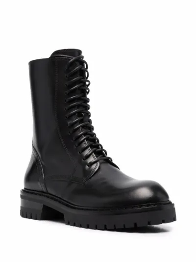 ann demeulemeester combat boots