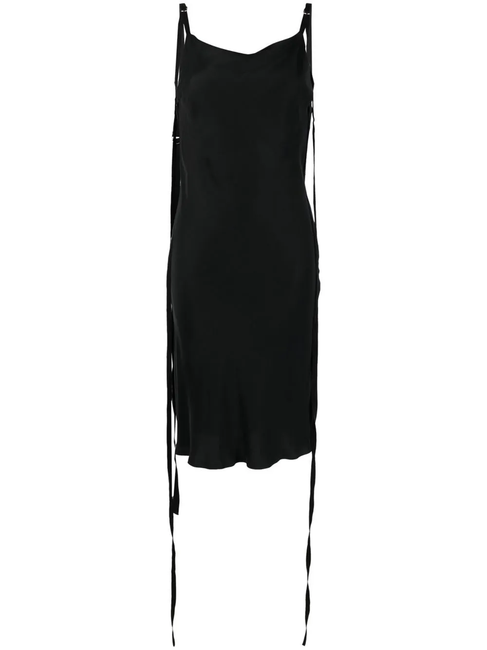 ANN Demeulemeester ワンピース Ann Demeulemeester satin cowl-neck shift dress | Eraldo.com FR