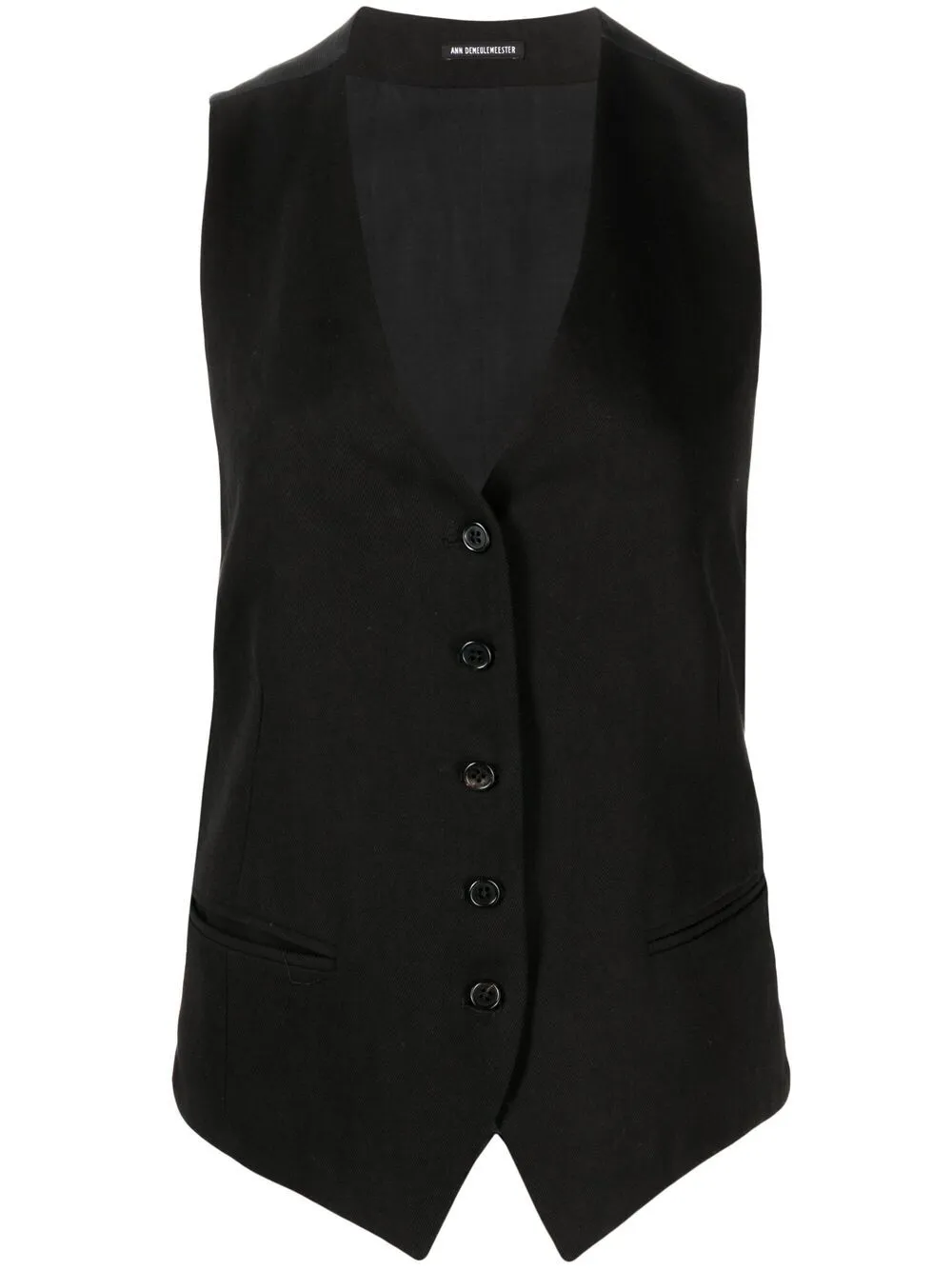 Ann Demeulemeester single breasted V neck waistcoat Eraldo US