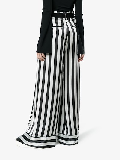 Ann Demeulemeester Striped Palazzo Pants Browns