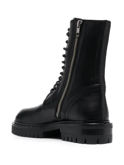 Ann demeulemeester double zip ankle boots online