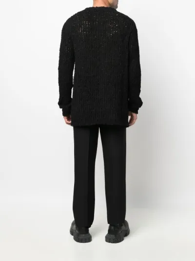 textured-knit jumper | Ann Demeulemeester | Eraldo.com