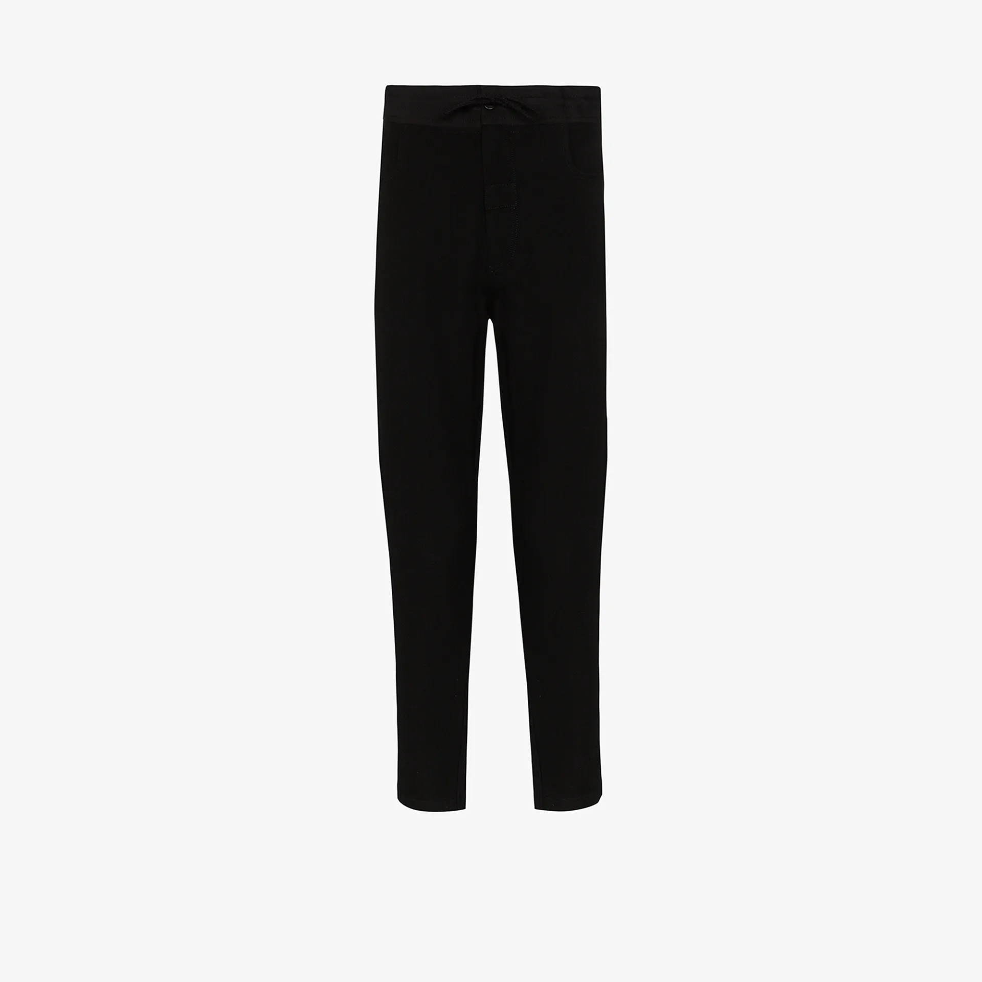 tie waist skinny trousers