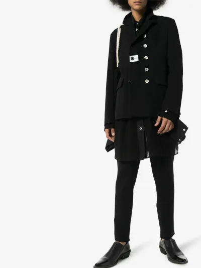 skinny tie waist trousers