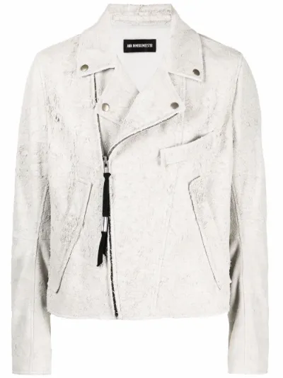 ann demeulemeester leather jacket