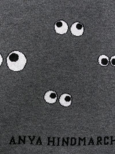 eye motif wool-blend blanket | Anya Hindmarch | Eraldo.com FR