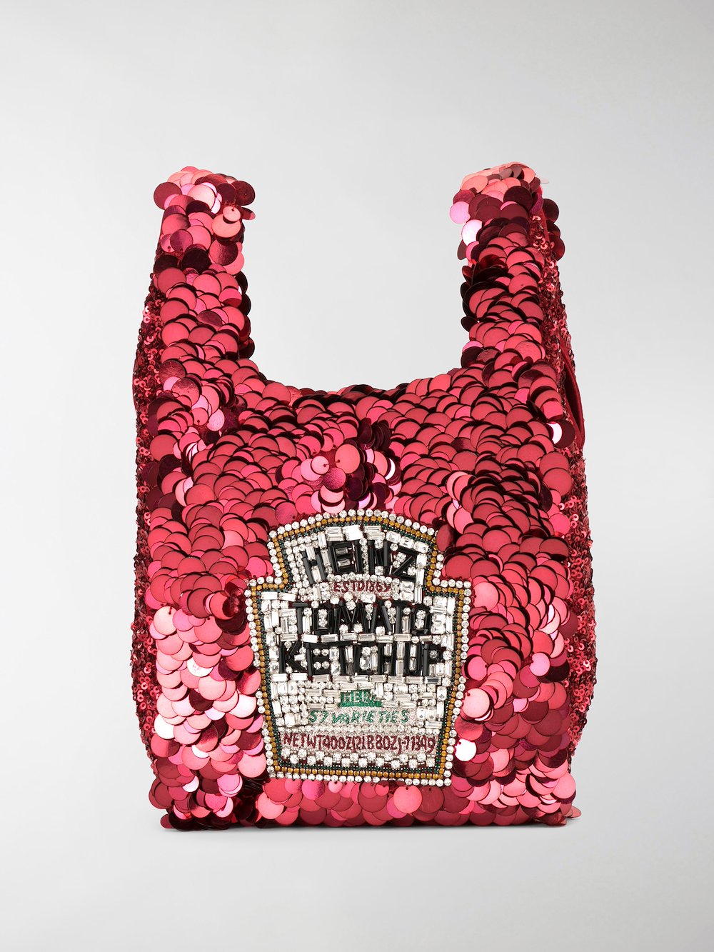 Anya Hindmarch small ketchup tote bag red MODES