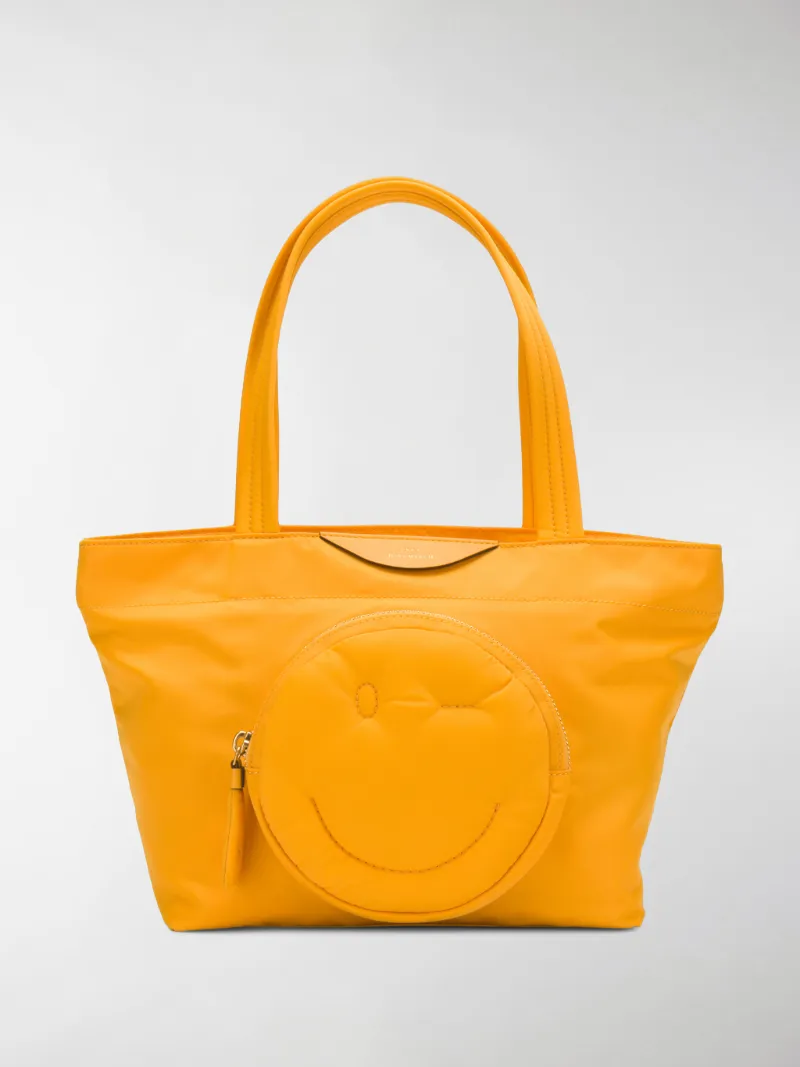 anya hindmarch smiley tote bag