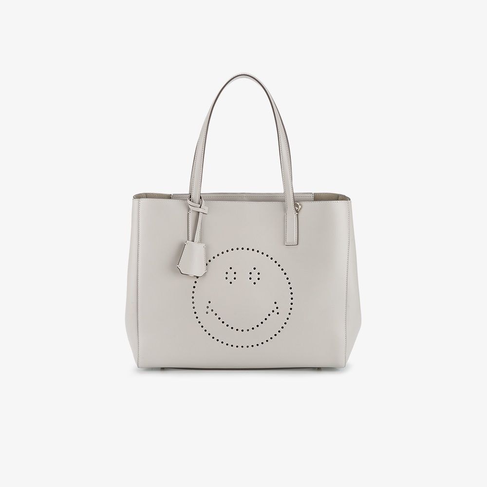 Anya Hindmarch smiley face tote bag | Browns