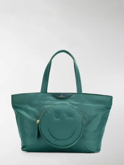 anya hindmarch smiley tote bag