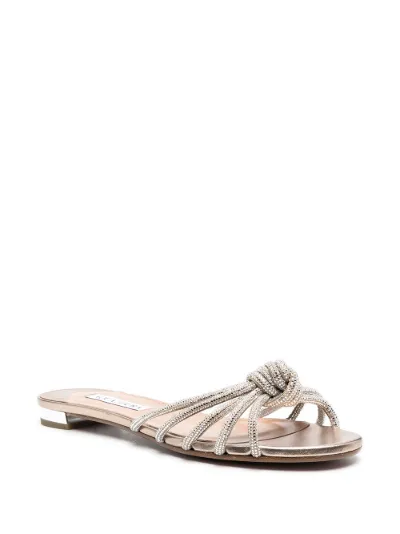 aquazzura flat sandals
