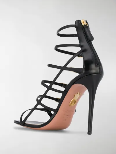 aquazzura supermodel buckle sandals