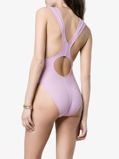 Pink Jireh cutout swimsuit展示图