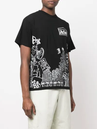 graphic-print cotton T-Shirt | Aries 