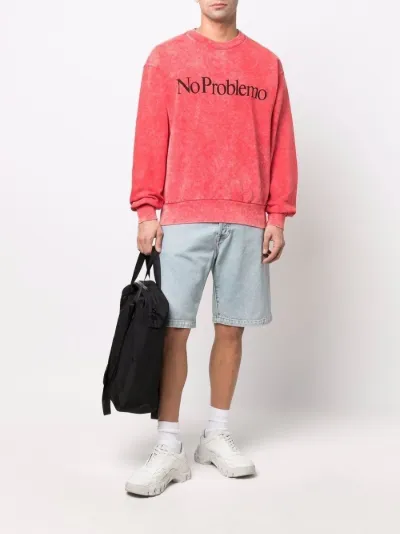 Aries No Problemo crew-neck sweatshirt | Eraldo.com KM