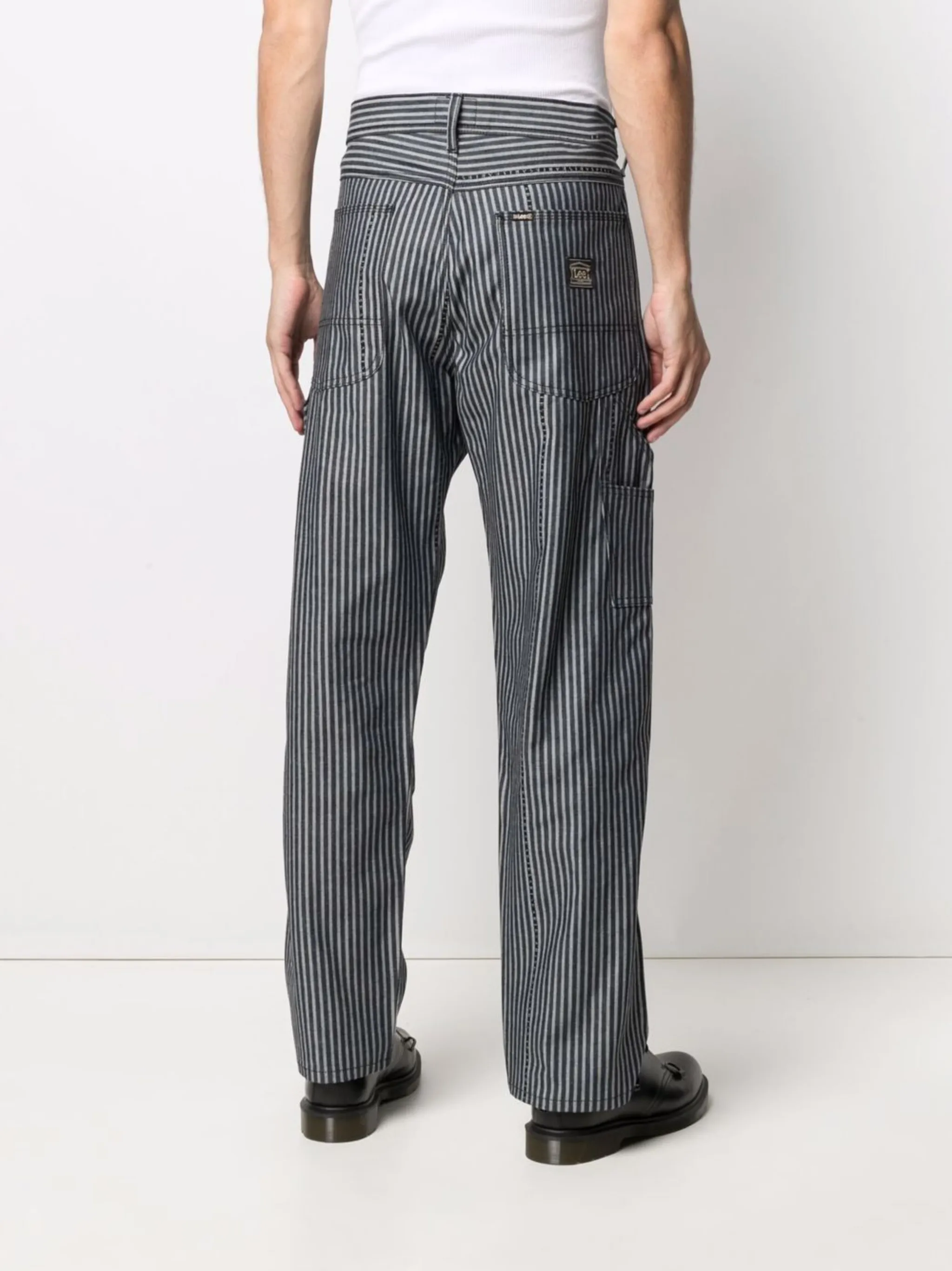 Aries x Lee Carpenter striped jeans | Eraldo.com FR