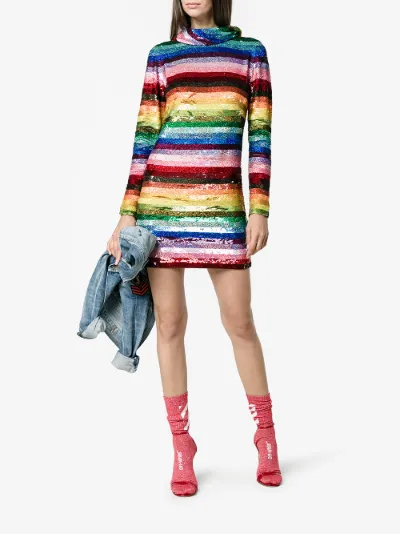 ashish rainbow dress