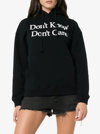 Don't Know Don't Care cotton hoodie展示图