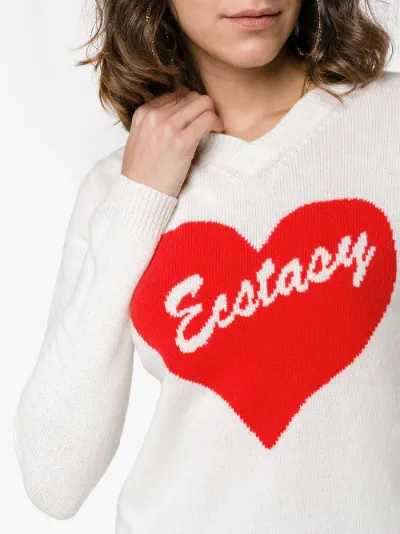 Ecstasy intarsia wool sweater展示图